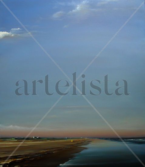 Ciudad de la Costa Oil Canvas Marine Painting