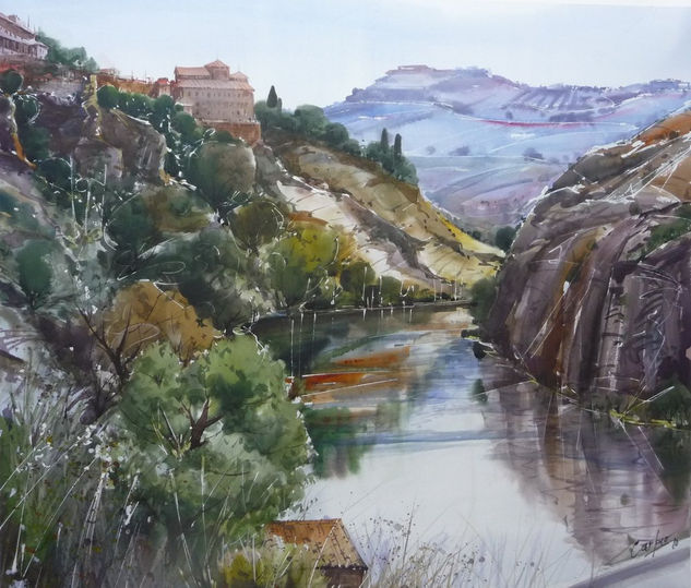 TOLEDO (RIO TAJO) Watercolour Paper Landscaping