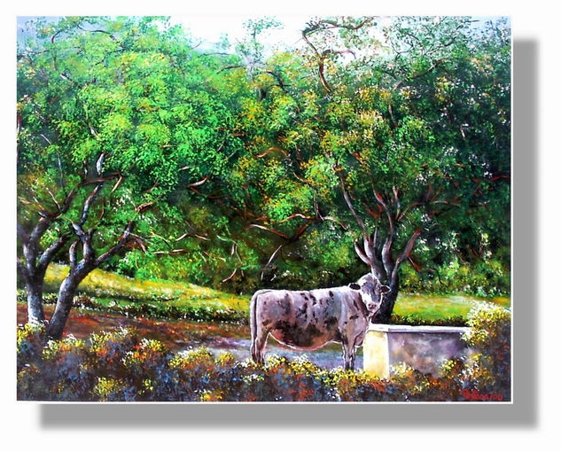 La Vaca Acrylic Canvas Landscaping