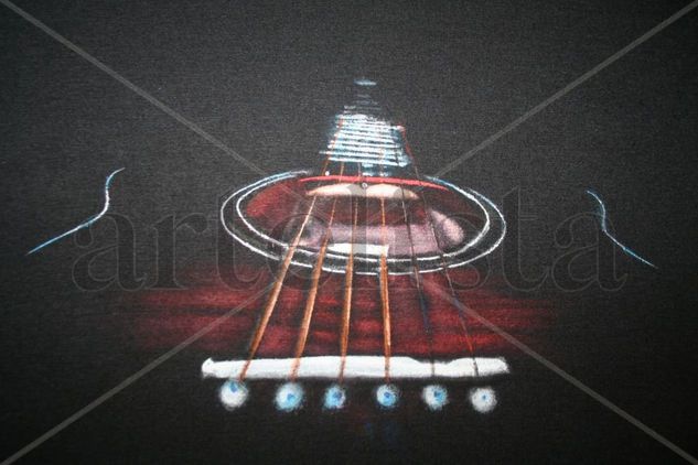 Guitarra Oil Canvas Landscaping