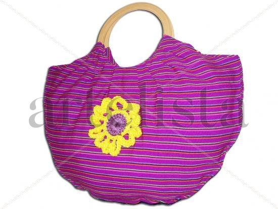 Bolso incaico canasta 