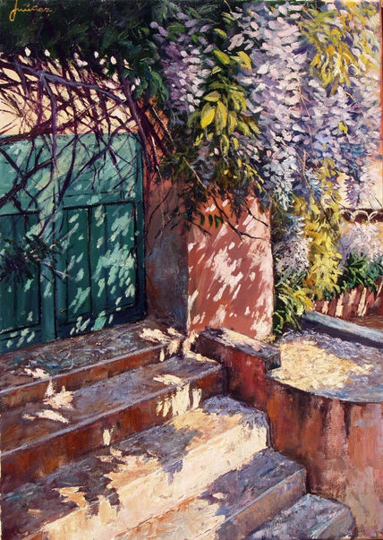 Las puerta verde