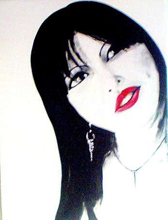 mujer Acrylic Canvas