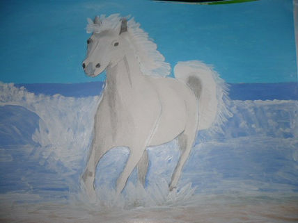 Caballo al trote