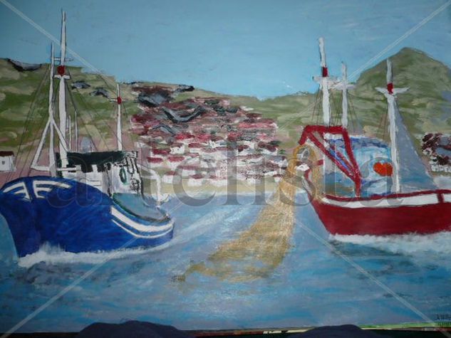 a la mar Acrylic Card Landscaping