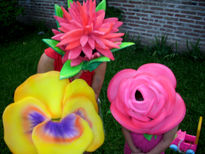 Sombreros de flores