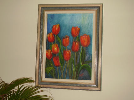 Red tulipas