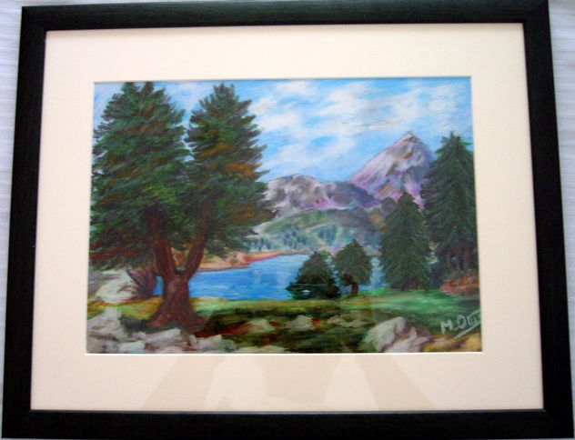 Lago en los Alpes