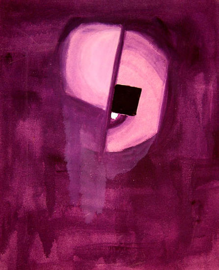 Ventana en morado Oil Canvas