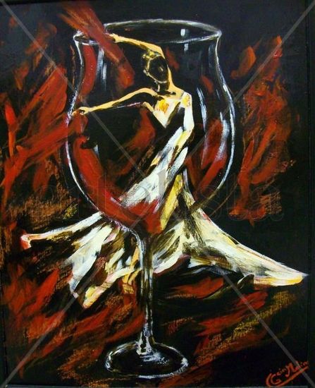 Mi Brindis Oil Canvas Landscaping