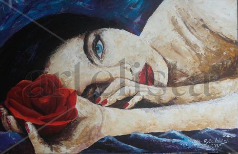 La dama de la rosa