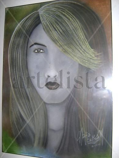 rostro de mujer Pastel Cartulina Figura