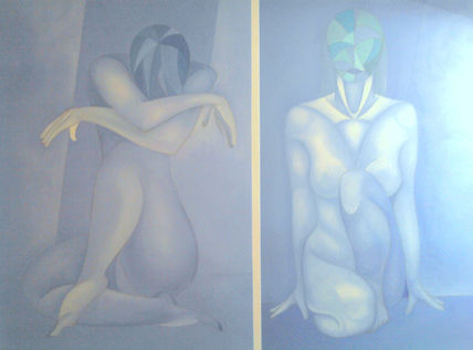 Dos mujeres desnudas