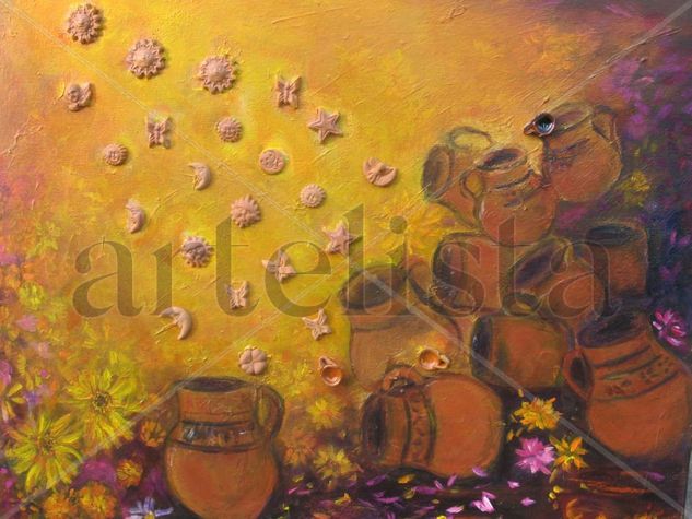 Tierra Soñada Acrylic Canvas Still Life Paintings