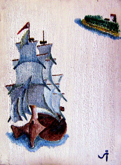 VIENTO NORTE MI CAPITAN Media Mixta Lienzo Otros