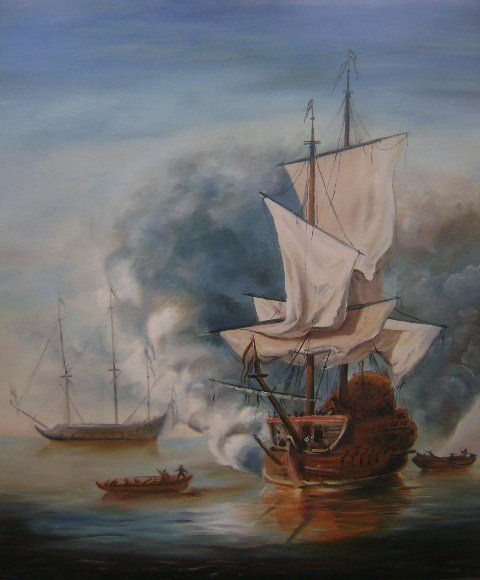 pintura marina