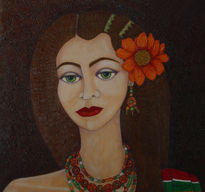 Gitana de ojos verdes