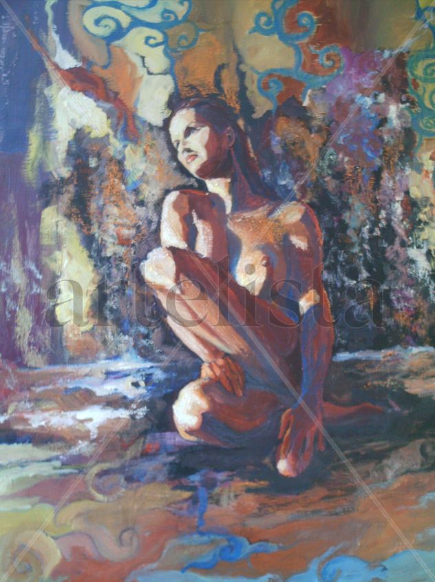 MUJER EN ROJO