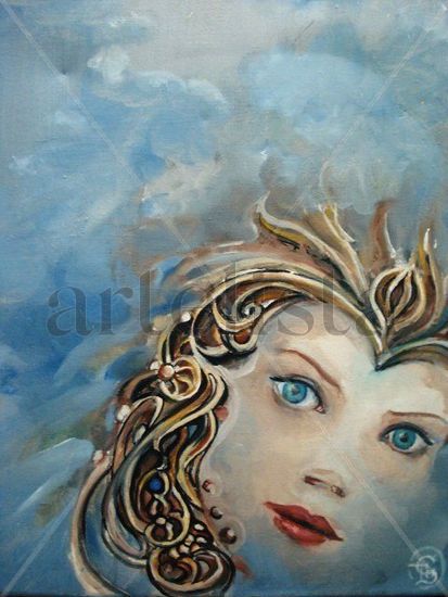 EN EL TIEMPO Oil Canvas Figure Painting