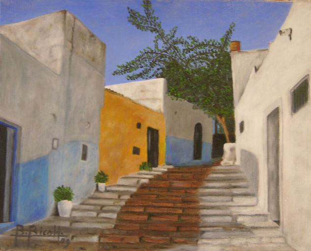 Barrio Pesquero Rabat 2 Oil Canvas Landscaping