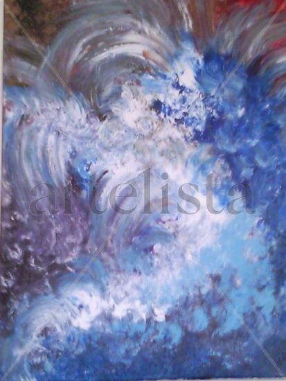 AGUA 2011 Mixed media Canvas Marine Painting