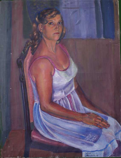 Diolinda Óleo Lienzo Retrato