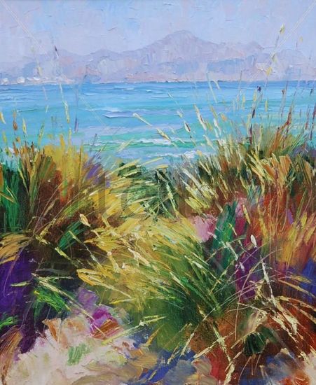 son serra de marina Oil Canvas Landscaping