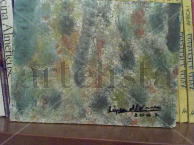 Matorrales Oil Panel Floral Painting