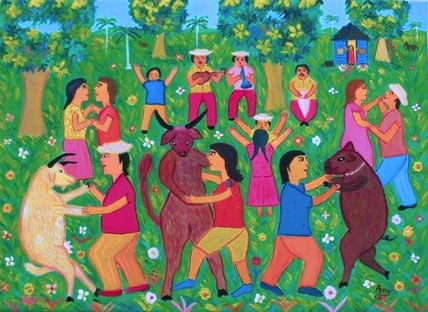 Baile con animales...
