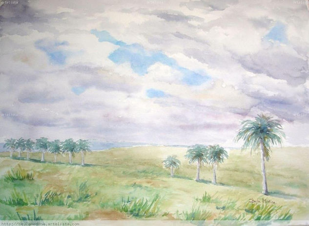 Entrada a la Gran Sabana Watercolour Paper Landscaping