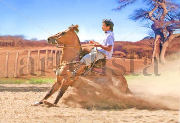 Destrezas con caballo Criollo 