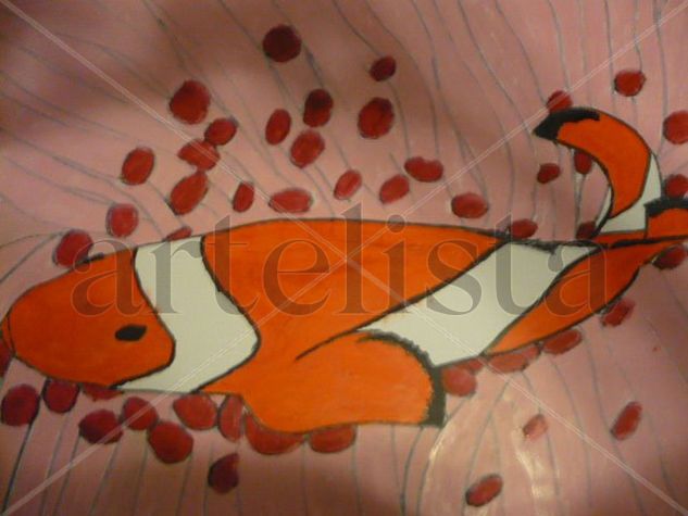 peces Acrylic Card Landscaping