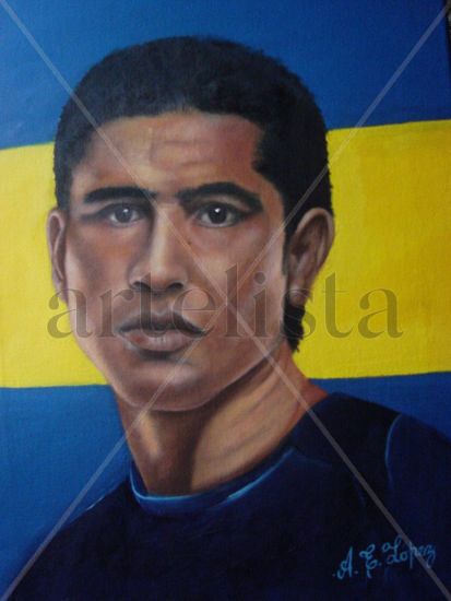 Riquelme Oil Canvas Portrait