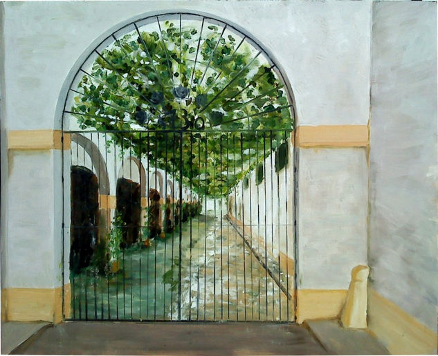 bodega jerez 01 Oil Canvas Landscaping