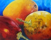 Frutos de mi tierra Oil Canvas Landscaping