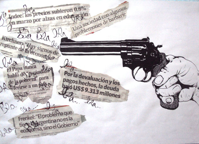 Violencia Mixed Media