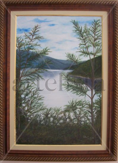 EL FUTALAUFQUEN Oil Canvas Landscaping