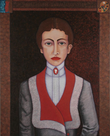 Aurelia de Sousa Acrylic Canvas Portrait