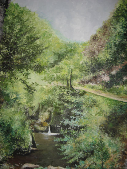 Ruta del Alba (Asturias) Oil Canvas Landscaping