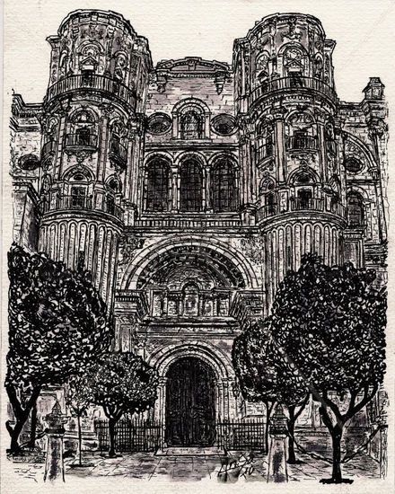 Catedral de la Encarnación (Malaga) Ink