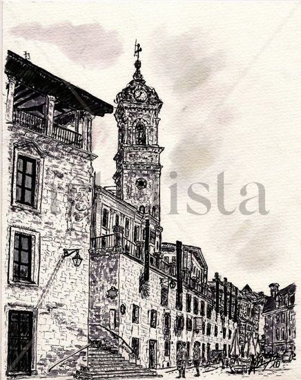 Plaza del Machete (Vitoria) Ink