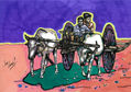 CAMPESINOS VIETNAMITAS CON SUS BUEYES