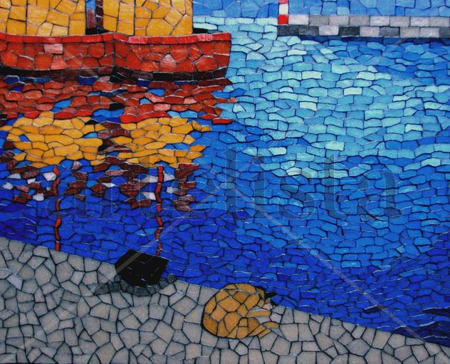 Mosaico "La siesta" - Mosaic