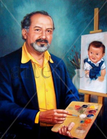 Autorretrato Oil Canvas Portrait