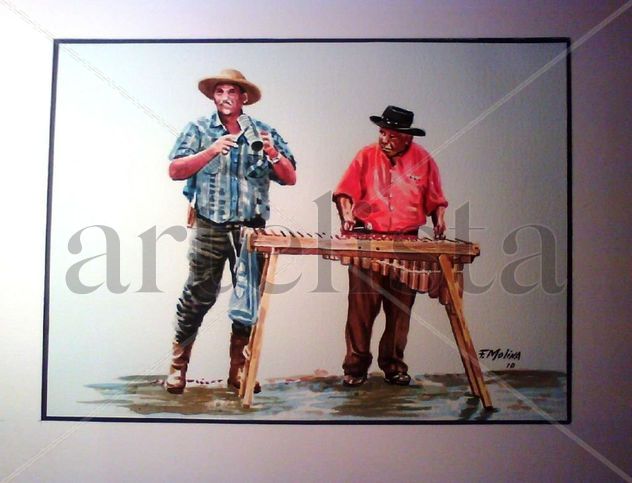 Fiesta con marimba.
