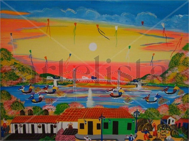 Atardecer en el Orinoco