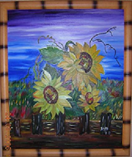 los girasoles Óleo Lienzo