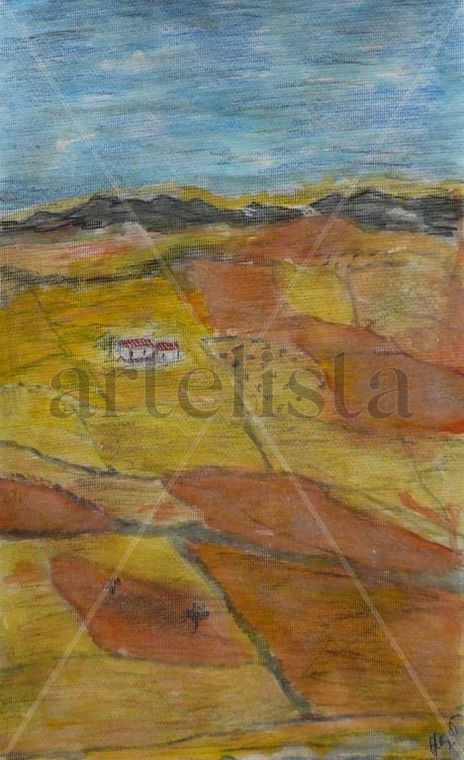 Paisaje en amarillo