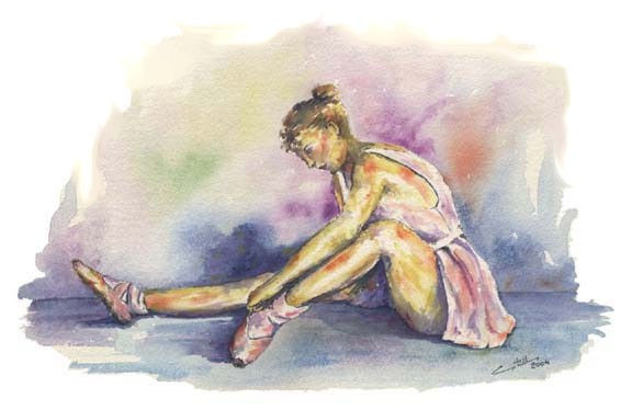 Bailarina Watercolour