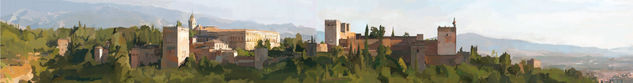 granada Oil Canvas Landscaping